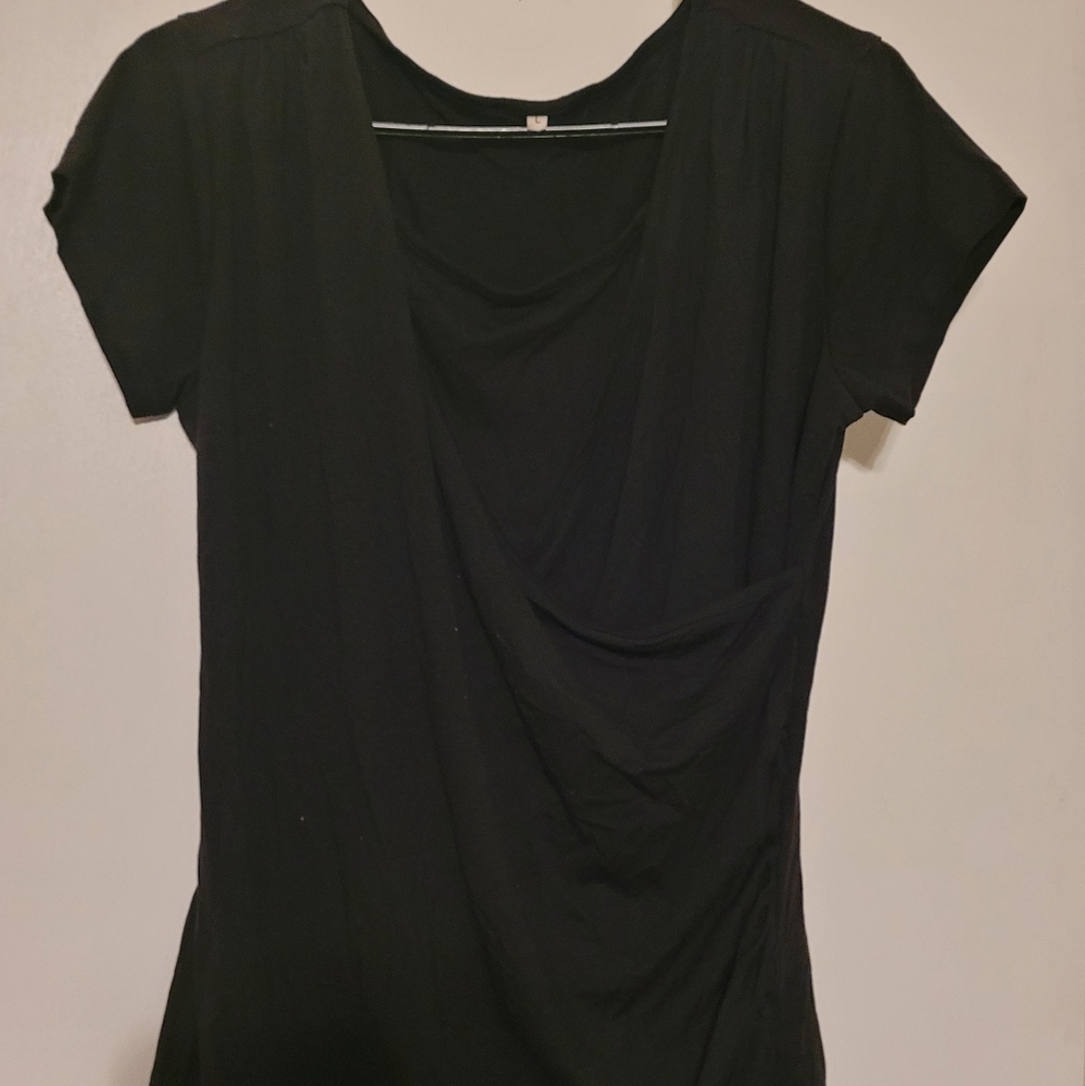 Black Breastfeeding / Nursing Sleeveless Top